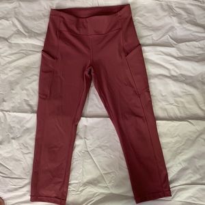 Lululemon High Rise 21” Align Crop Leggings Size 6 with Pockets